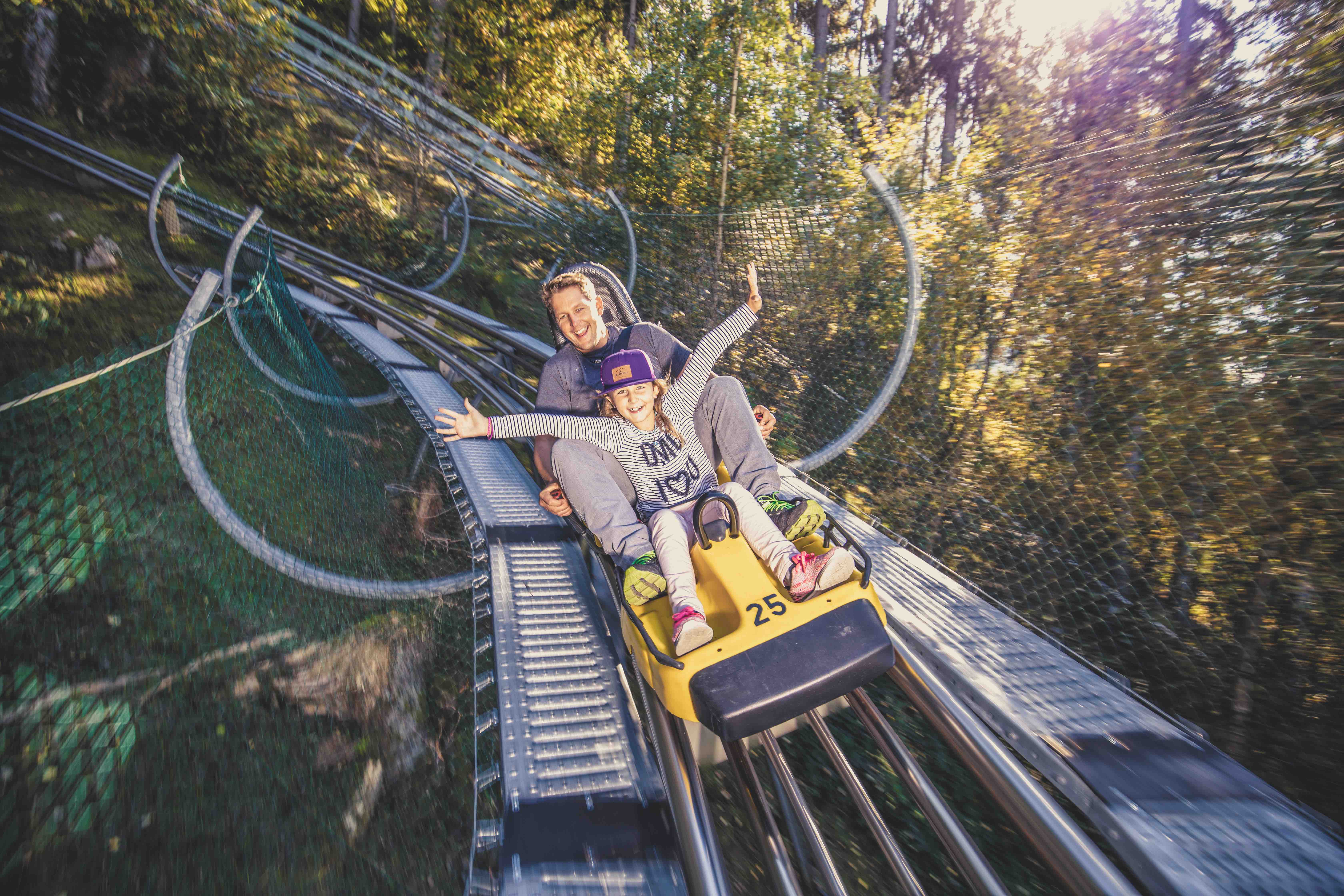 Rodelbahn Arena Coaster in Zell im Zillertal Mamilade Ausflugsziele